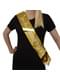 Bandă Bride to be sash aurie – Woo Hoo Hen D