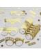 8 accesorios photocall de gafas doradas de papel - Woo Hoo Hen Do