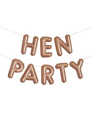 Girlanda “Hen Party” rose gold - Glitz & Glamour