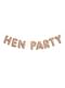 ローズゴールド「Hen Party」ガーランド - グリッツ＆グラマー