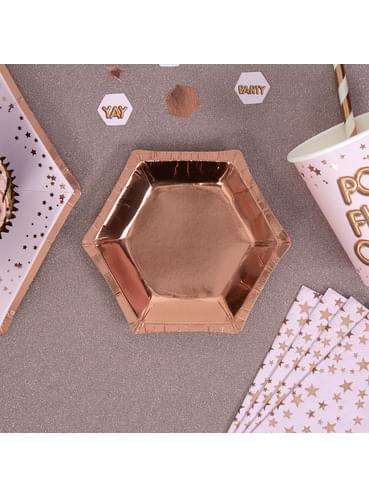bronze paper plates