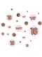 Tabelikonfetti "18" - Glitz & Glamour Pink & Rose Gold