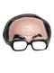 Oudere man half masker