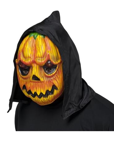 Pumpkin Mask with hood. Express delivery | Funidelia