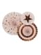 3 Evantaie de hârtie decorative diferite (21-26-30 cm) - Glitz & Glamour Pink & Rose Gold