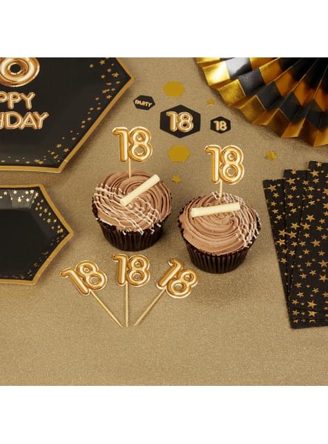 Set van 20 decoratieve gouden