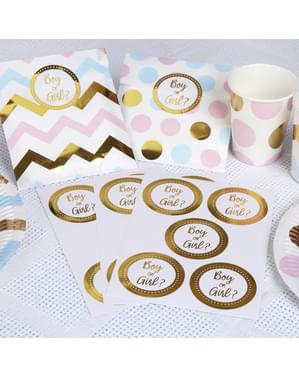 25 autocolantes Boy or Girl? - Pattern Works