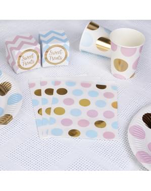 25 Papiertüten mit bunten Punkten - Pattern Works