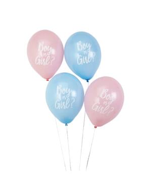 8 assorterte ballonger (30cm) - Mønster fungerer