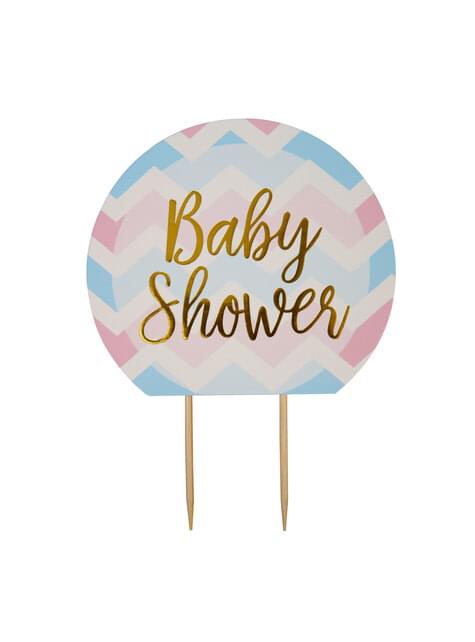 Decorazioni per torta Baby Shower - Pattern Works. Consegna