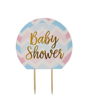 "Baby Shower" kek hiasan - Kerja Corak