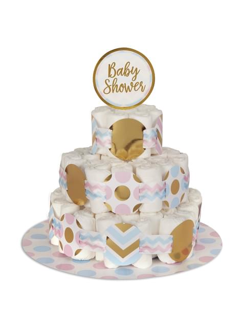 Nappy Cake Kit Baby Shower Pattern Works For Parties And