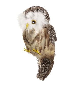Hibou à plumes