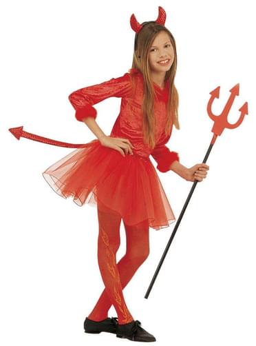 Disfraz de diablesa moderna para niña