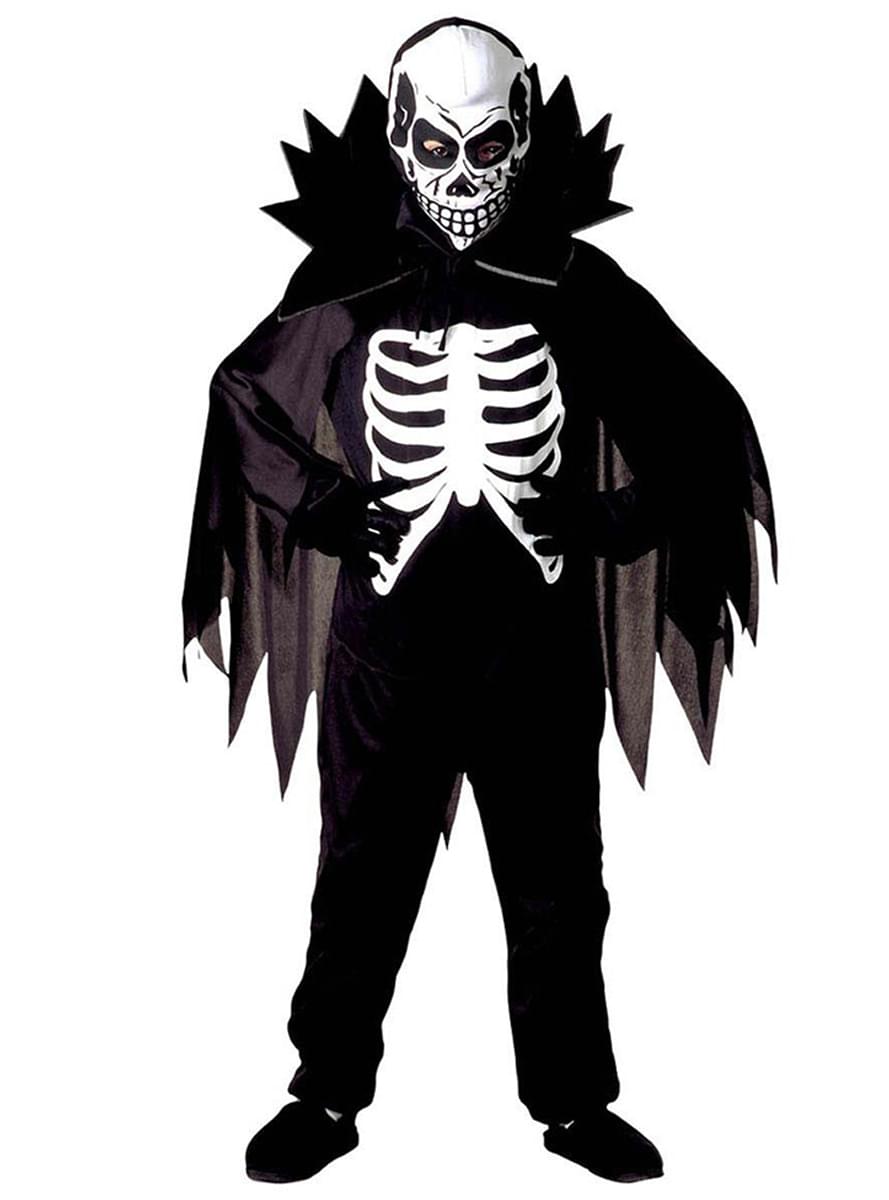 Costume da cavaliere scheletrico da bambino