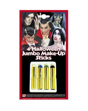 Sæt af 4 makeup-penne til Halloween