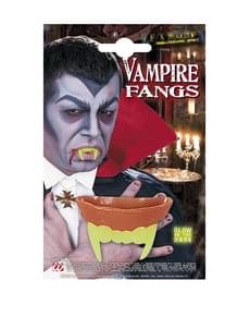 Dents de vampire fluorescentes pour adulte