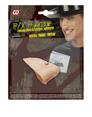 Nez d'homme malveillant à verrues