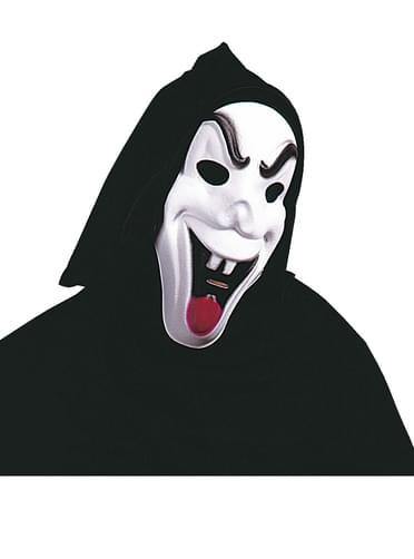 Diabolic Ghost Mask with Hood