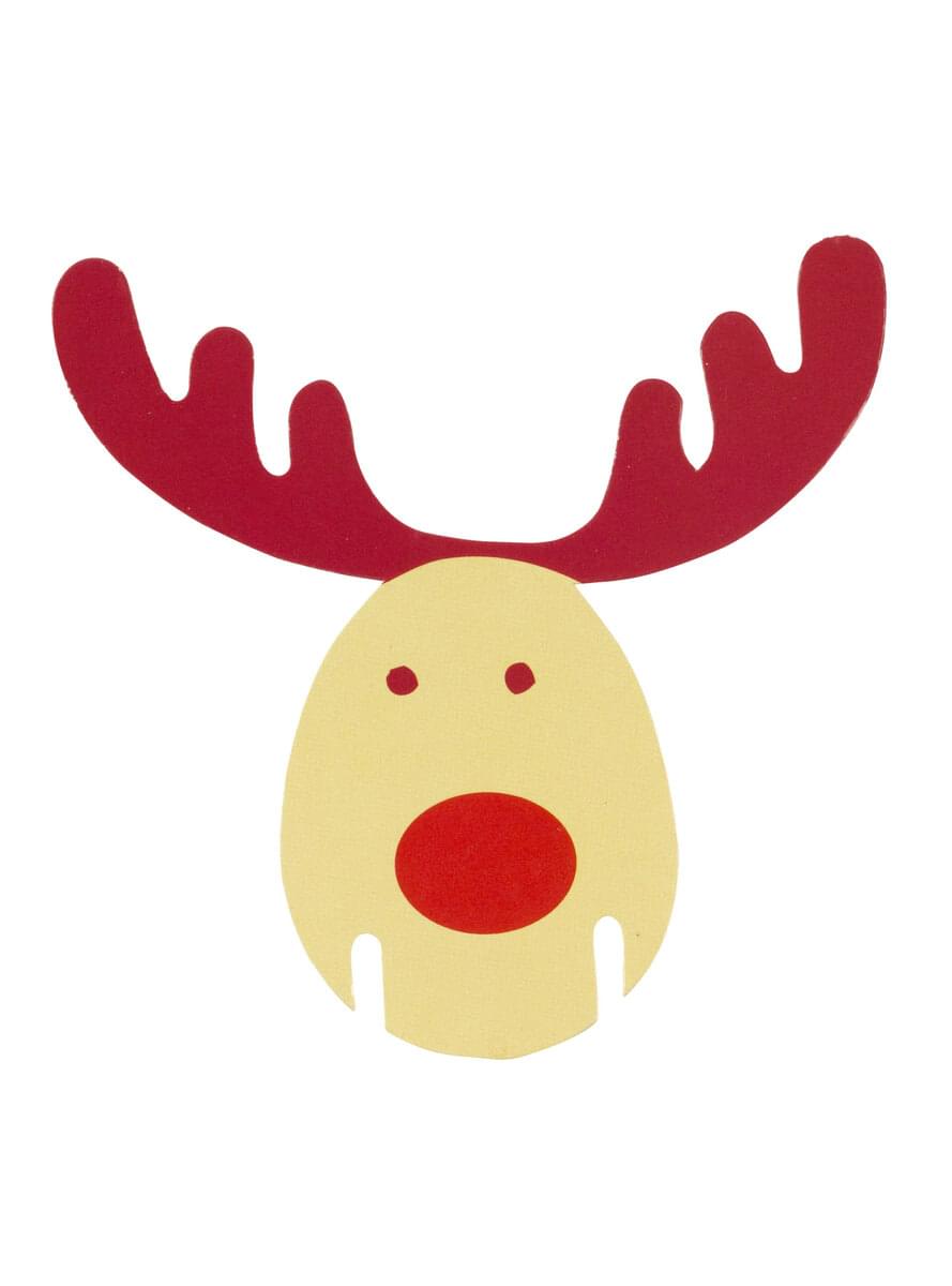 10 décorations pour verres renne - Rocking Rudolf