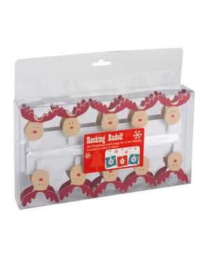 Rendier decoratie kit - Rockende Rudolf