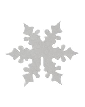 Set dari 10 dekorasi cangkir kepingan salju - Snowflake