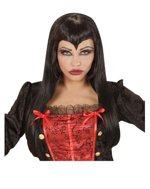 Womens V-bentuk Fringe Vampiress Wig