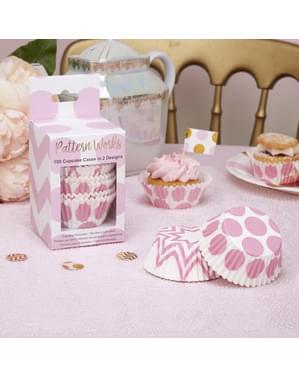 100 Rosa Muffinsformer - Pattern Works Rosa