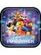 8 piatti quadrati Lego  (23 cm) - Lego Movie 2