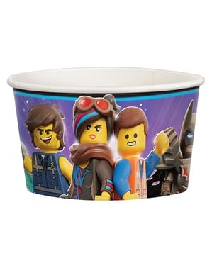 8 लेगो 2 आइस क्रीम कप का सेट - लेगो मूवी 2