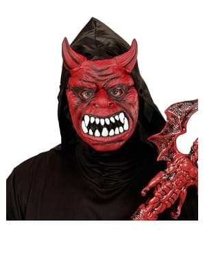 Infernal Demon Mask with Hood