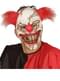 Zombie Clown Maske mit Haaren