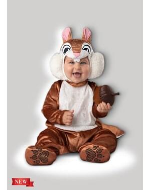 Costume da scoiattolo adorabile per neonato