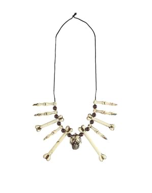 Voodoo μάγισσα κολιέ των οστών