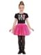 Fato de bailarina esqueleto para menina