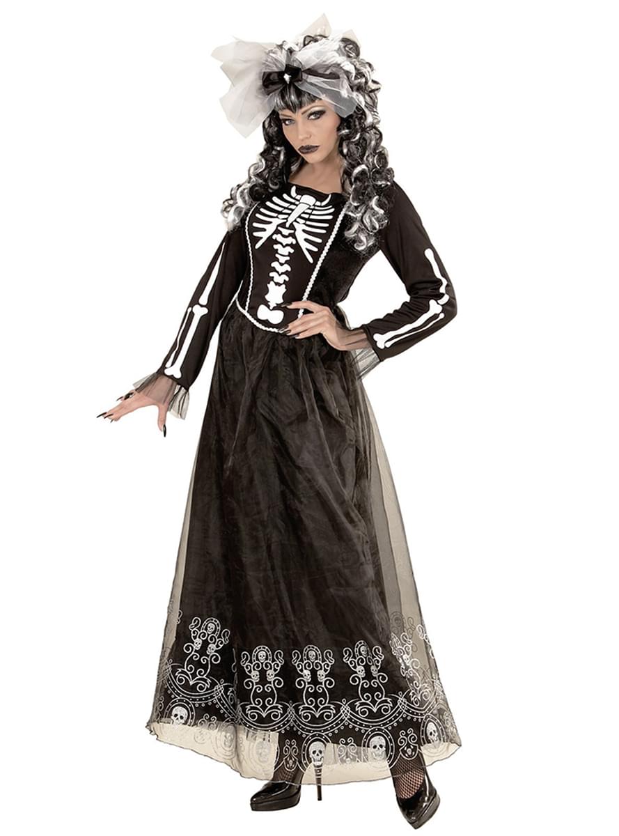 Womens Lady Skeleton Costume. Express delivery | Funidelia