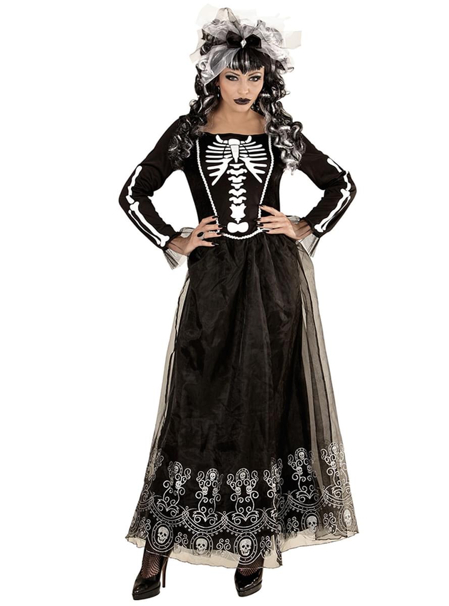 Womens Lady Skeleton Costume. Express delivery | Funidelia