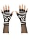 Guantes de rayas y calaveras
