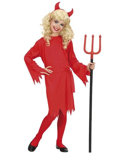 Girls Fire She Devil Costume