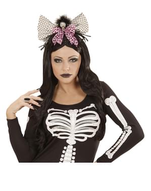 Glamorous Fuchsia Skull Headband