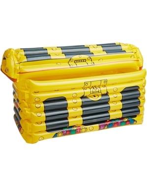 Cofre do tesouro insuflável de 60 cm