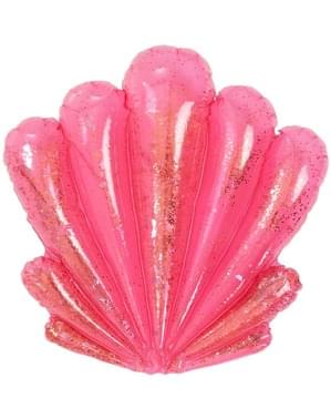 Aufblasbare Muschel rosa 73 cm