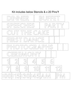 Mascherine per stencil con parole - Hearts & Krafts