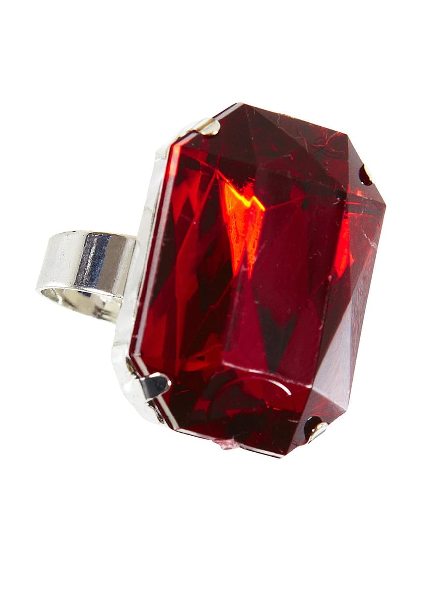 Anillo de vampiresa rubí