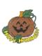 Autocollant citrouille Happy Haloween