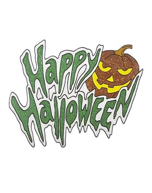 Autocollant pour fenêtre Happy Halloween