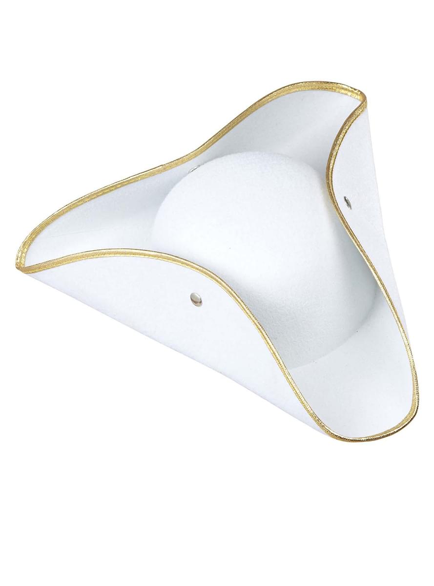 White Tricorn Hat. The coolest | Funidelia