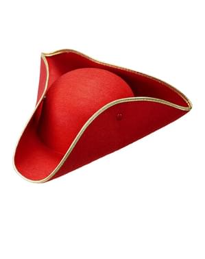 Rød Trekantet Hatt