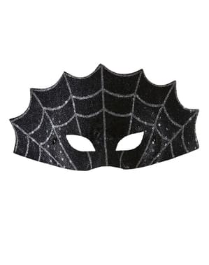 Masque toile d'araignées noir