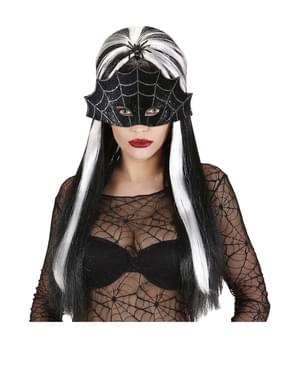 Maschera da ragnatela nera